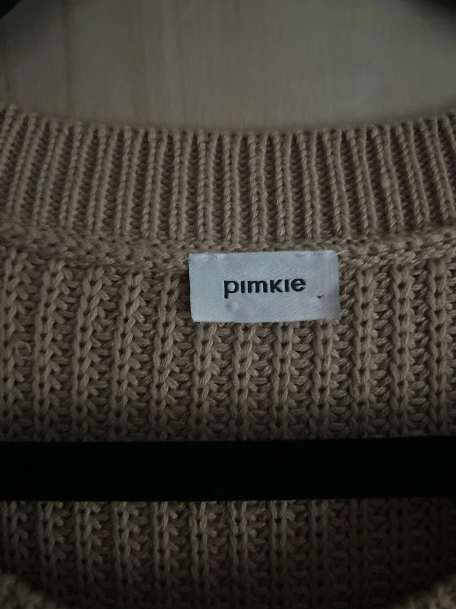 Beige gebreide trui – photo 2